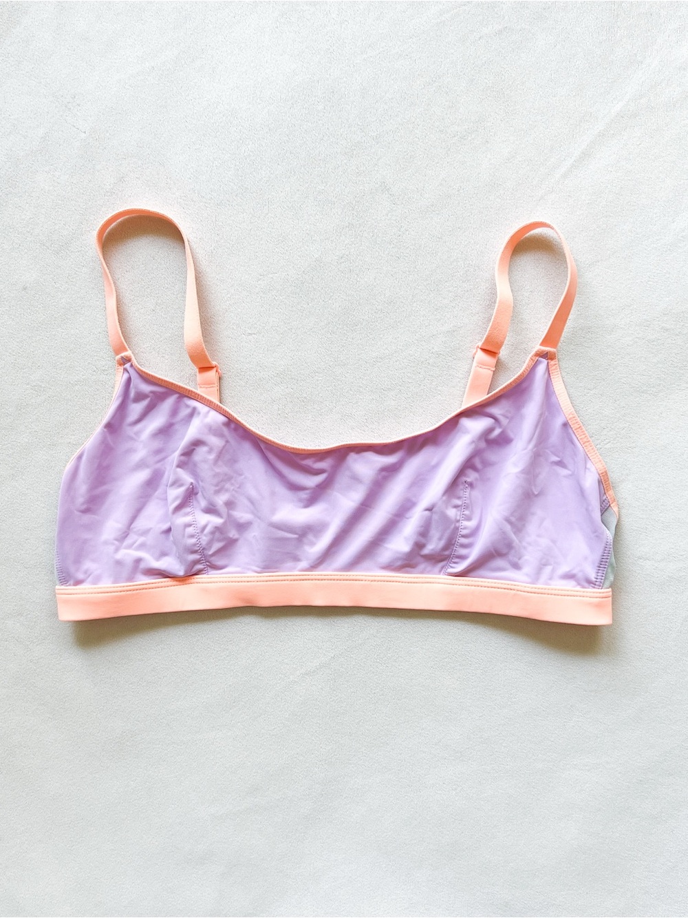Parade Lilac & Peach Trim Lightweight Bra - Medium